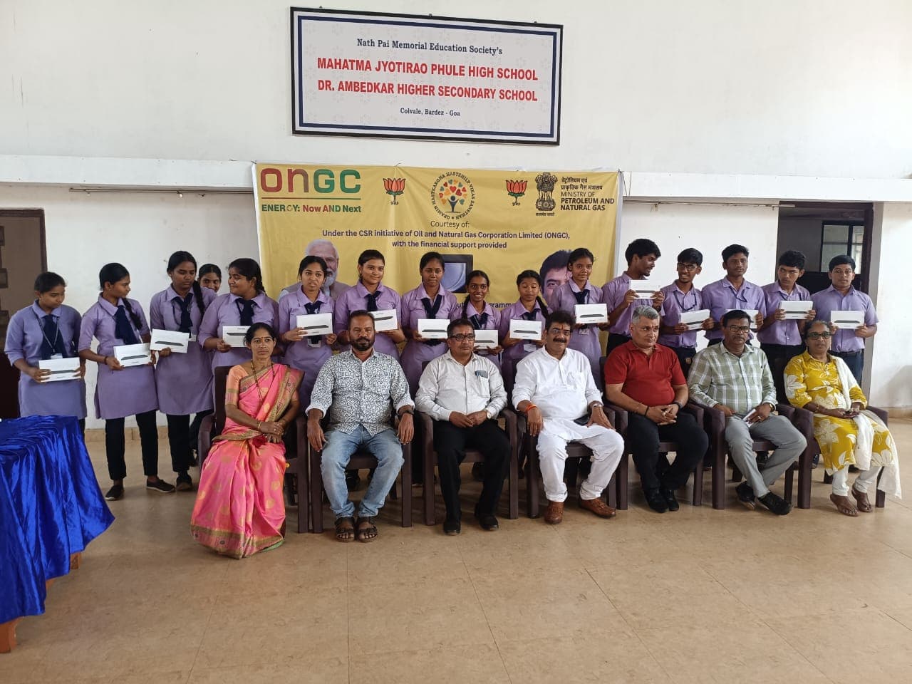 Providing digital tablets to students for education